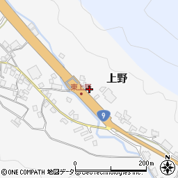 兵庫県養父市上野1251周辺の地図