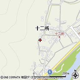 兵庫県養父市十二所145周辺の地図