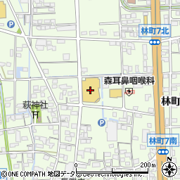 ＨＡＩＲ・ＳＡＬＯＮ・ＩＷＡＳＡＫＩ岐阜大垣店周辺の地図