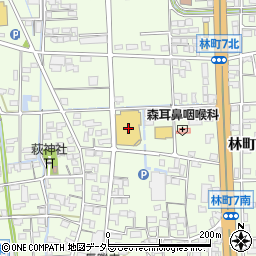 バロー大垣店周辺の地図