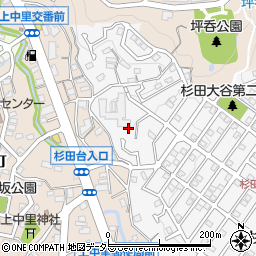 杉田遠道山公園周辺の地図