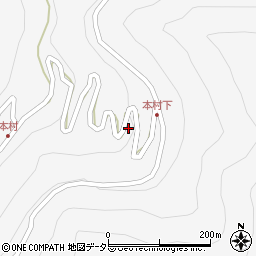 長野県飯田市上村下栗1053周辺の地図