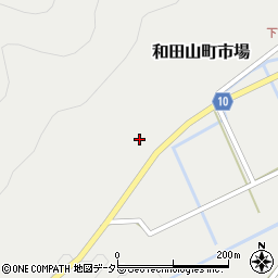 兵庫県朝来市和田山町市場112周辺の地図