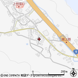 兵庫県養父市上野853周辺の地図