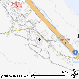 兵庫県養父市上野883周辺の地図