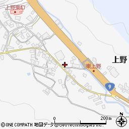 兵庫県養父市上野1220周辺の地図