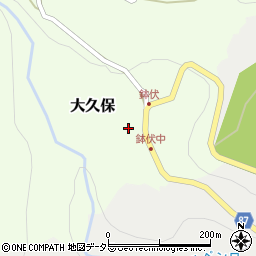 兵庫県養父市大久保102周辺の地図