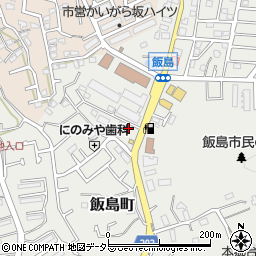 ファミリーマート栄飯島町店周辺の地図