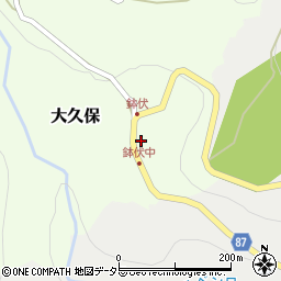 兵庫県養父市大久保74周辺の地図