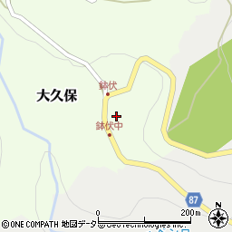 兵庫県養父市大久保68周辺の地図