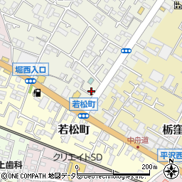 神奈川県秦野市堀西31周辺の地図