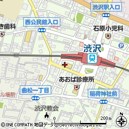 個別指導エルフ学院　渋沢スクール周辺の地図