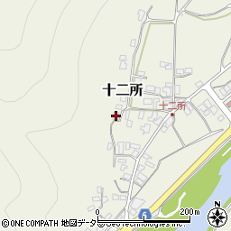 兵庫県養父市十二所142周辺の地図