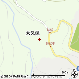 兵庫県養父市大久保165周辺の地図