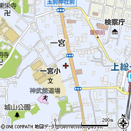 千葉銀行一宮支店周辺の地図