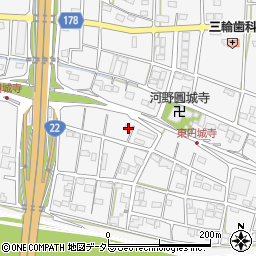 岐阜県羽島郡笠松町円城寺1531-2周辺の地図