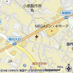 ウエインズトヨタ神奈川はだの桜みち店周辺の地図