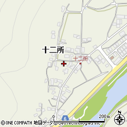 兵庫県養父市十二所150周辺の地図