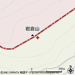 岩倉山周辺の地図