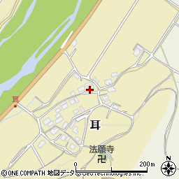 鳥取県倉吉市耳周辺の地図