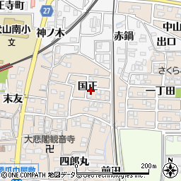 愛知県犬山市橋爪国正1周辺の地図