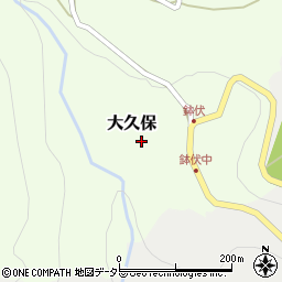 兵庫県養父市大久保1372周辺の地図
