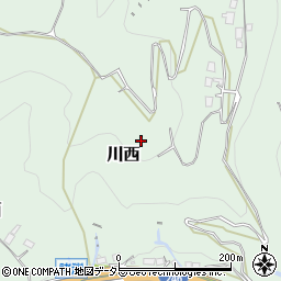 神奈川県足柄上郡山北町川西周辺の地図