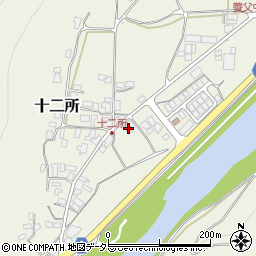 兵庫県養父市十二所251周辺の地図
