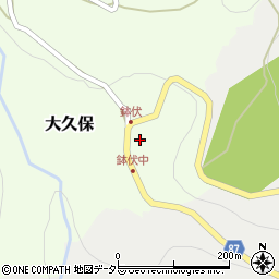 兵庫県養父市大久保76周辺の地図