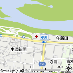 愛知県丹羽郡扶桑町小淵砂原周辺の地図