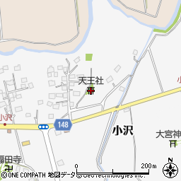 天王社周辺の地図