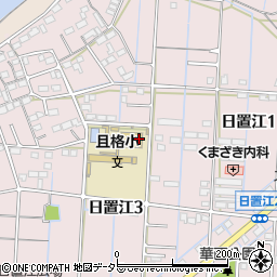 日置江公民館周辺の地図