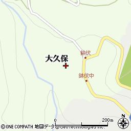 兵庫県養父市大久保170周辺の地図