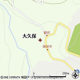 兵庫県養父市大久保95周辺の地図