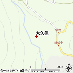 兵庫県養父市大久保1364周辺の地図