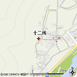 兵庫県養父市十二所406周辺の地図