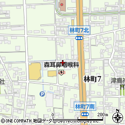 岐阜県大垣市林町7丁目674周辺の地図