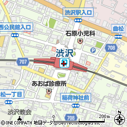 ＯｄａｋｙｕＯＸ渋沢店周辺の地図