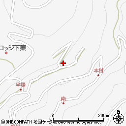 長野県飯田市上村下栗1267周辺の地図