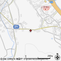 兵庫県養父市上野615周辺の地図