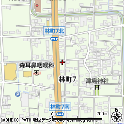 岐阜県大垣市林町7丁目764周辺の地図