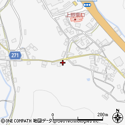 兵庫県養父市上野822周辺の地図