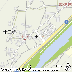 兵庫県養父市十二所253周辺の地図