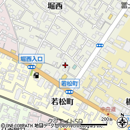 神奈川県秦野市堀西33周辺の地図