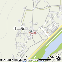 兵庫県養父市十二所359周辺の地図