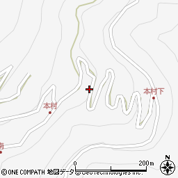 長野県飯田市上村1101周辺の地図