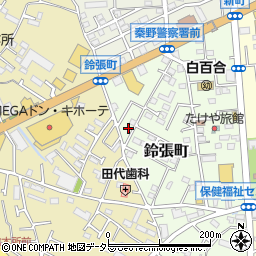神奈川県秦野市鈴張町5-14周辺の地図