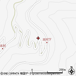 長野県飯田市上村下栗1051周辺の地図