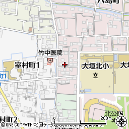 岐阜県大垣市八島町2350-6周辺の地図