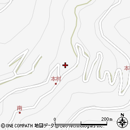 長野県飯田市上村下栗1151周辺の地図